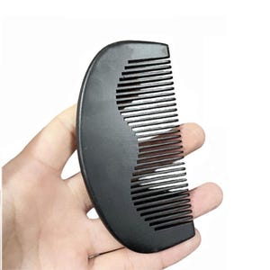 Personalized Peach Wood Comb: Fine Tooth Hair/Beard Comb barber tool grooming beauty makeup