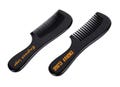 Personalized Customized Logo-Handmade Black Peach Wood Comb Fine Tooth Comb For Hair/Beard Care Comb Hair Brsuh Engrave Logo