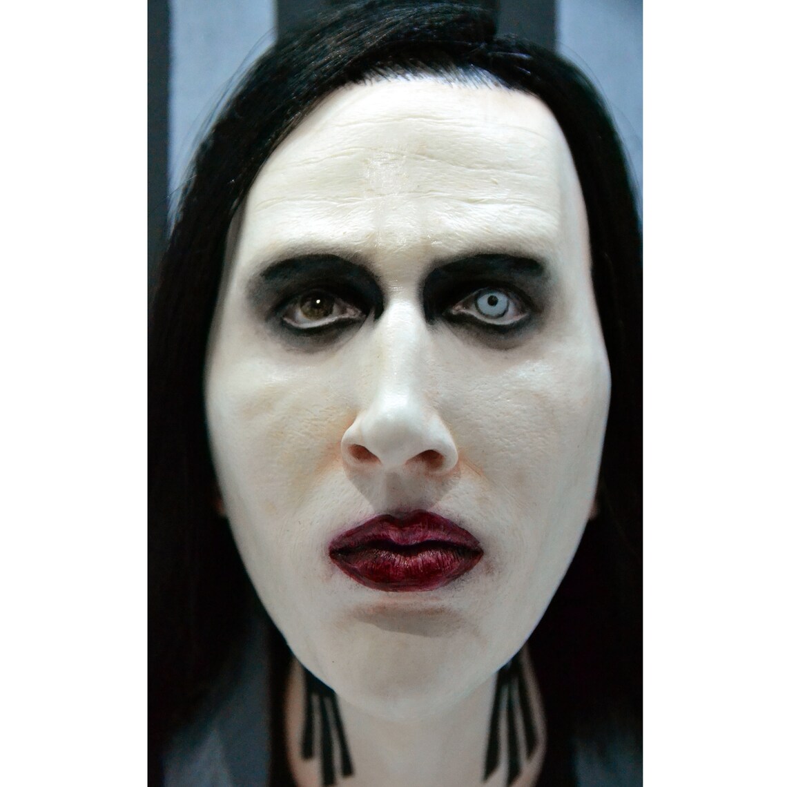 Handmade Marilyn Manson Portrait Tainted Love Video Makeup. | Etsy