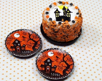 1/12 Puppenhaus Küchenzubehör Miniatur Dessertständer Mit Kuchen Dessert 