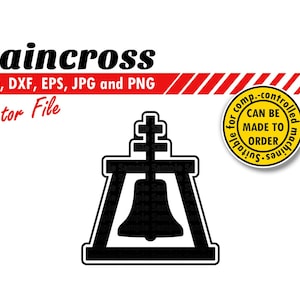 Raincross souligné Svg, Eps, Dxf, Jpg, Png. Lampadaire symbole de Riverside, clipart et fichier de découpe. Cadeau DIY, T-shirt, Projet de maison, Impression murale.