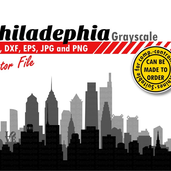 Philadelphia Layered Skyline Svg, Eps, Dxf, Jpg, Png. City Silhouette for Cutting & Printing. PA DIY Gift, Shadow Box, Wall Print Design. Philadelphia Layered Skyline Svg, Eps, Dxf, Jpg, Png. City Silhouette for Cutting & Printing. PA DIY Gift, Shadow Box, Wall Print Design.