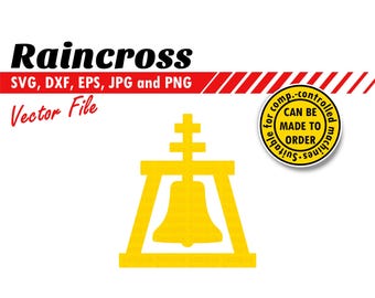 Raincross in Gold Svg, Eps, Dxf, Jpg, Png. Lamp Post Symbol of Riverside,  Clipart & Cut File. DIY Gift, T-shirt, Wall Print Design