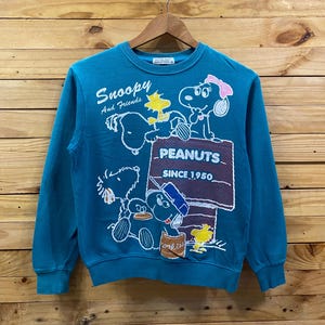 Vintage Peanuts SNOOPY crewneck sweatshirt size S