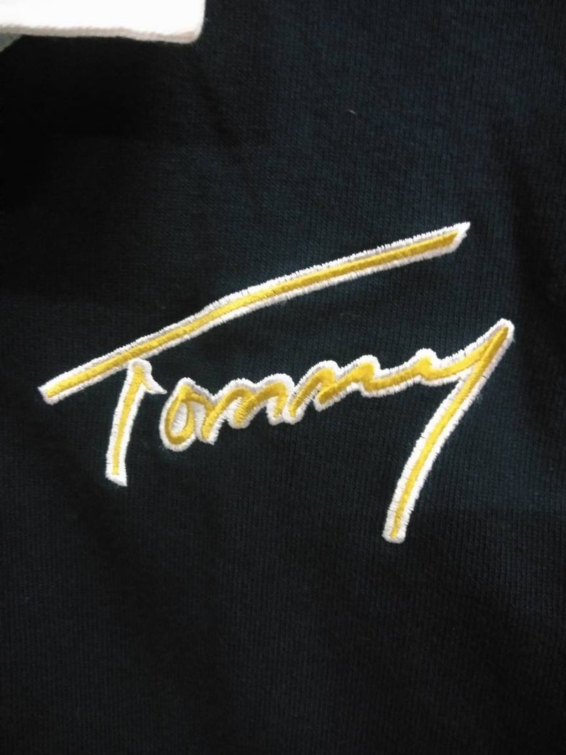 Vintage TOMMY colorblock rugby polo tommy hilfiger tee size M