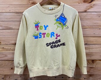 Vintage Y2K Disney-sweater TOY STORY ronde hals maat M