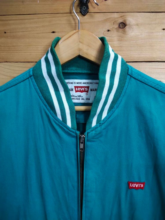 Vintage LEVI'S zipper up jacket embroidery  small… - image 3