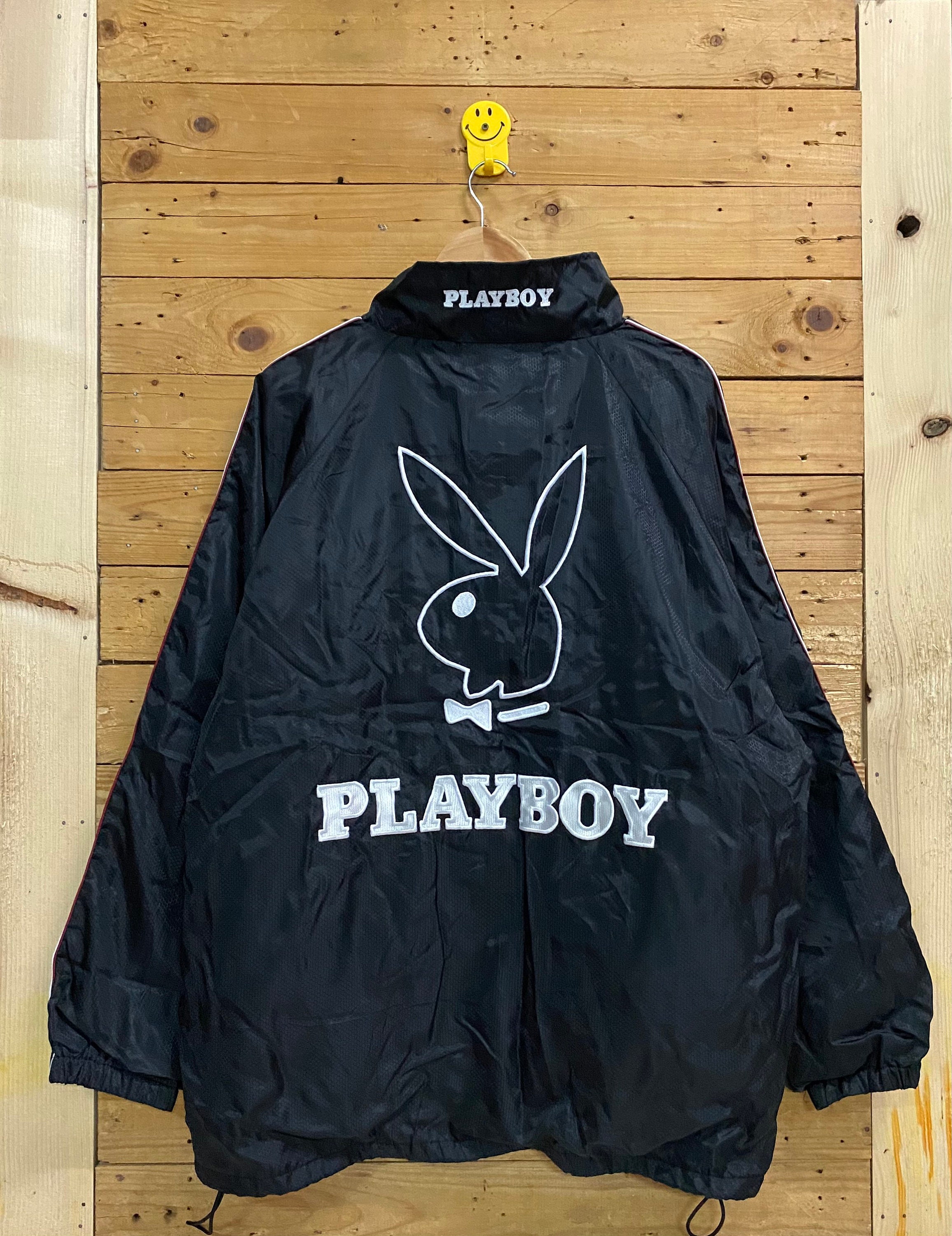 Playboy reflective shop print anorak jacket