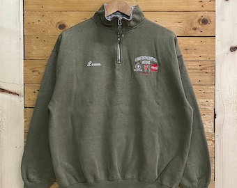 Vintage Camber Faded Blue Thermal Zip up Hoodie L - Etsy