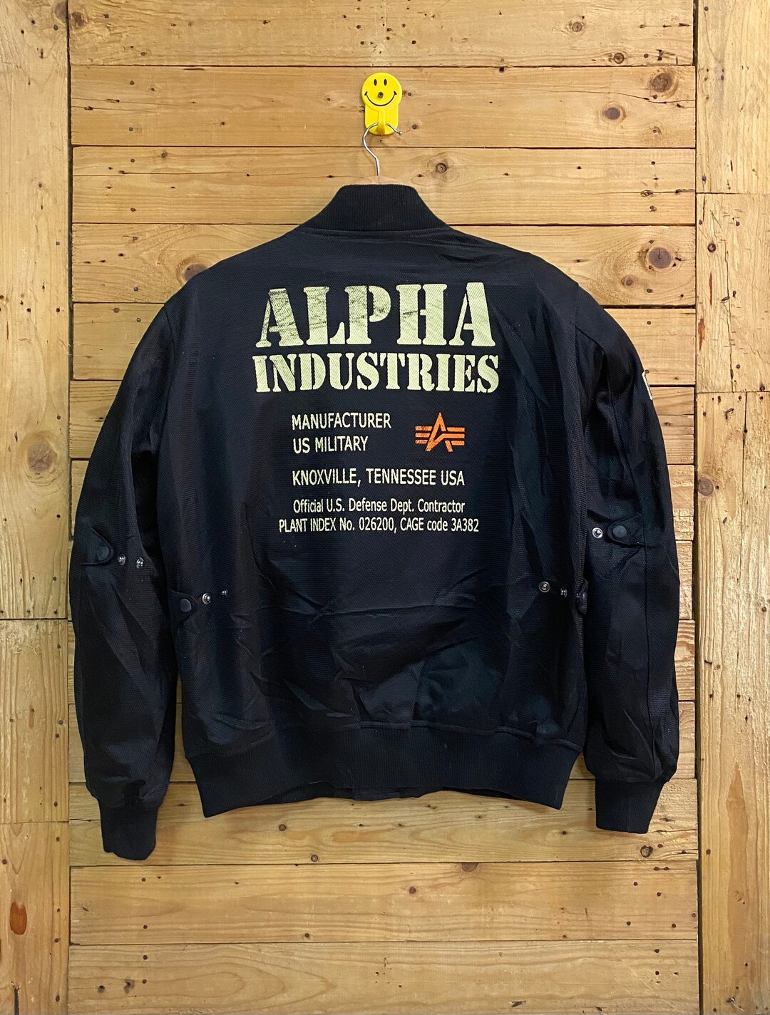 Vintage Usaf ALPHA INDUSTRIES Flight Jacket Size L Fits M Etsy