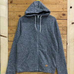 Vintage QUIKSILVERS zipped up hoodie jacket size L fits M