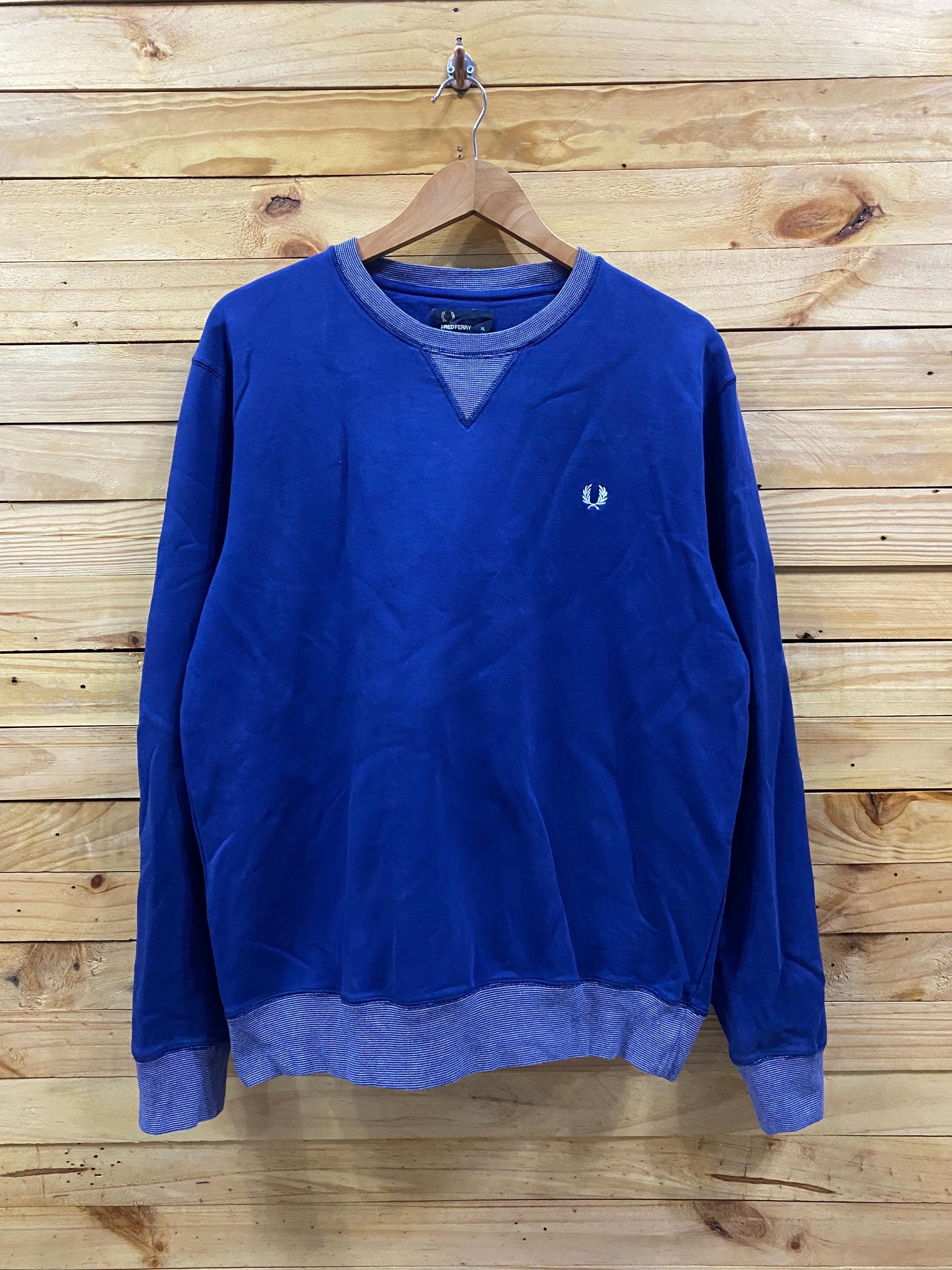 Vintage 90s Fred Perry Embroidery Small Logo Ringer Sweatshirt 