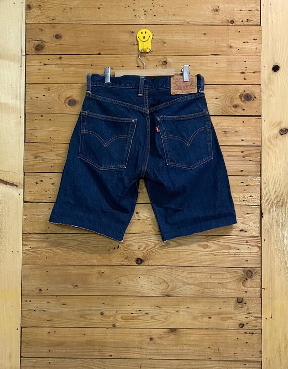 パンツ  Vintage LEVI'S 551 Zxx Cut off Selvedge Jeans Size 28 - Etsy