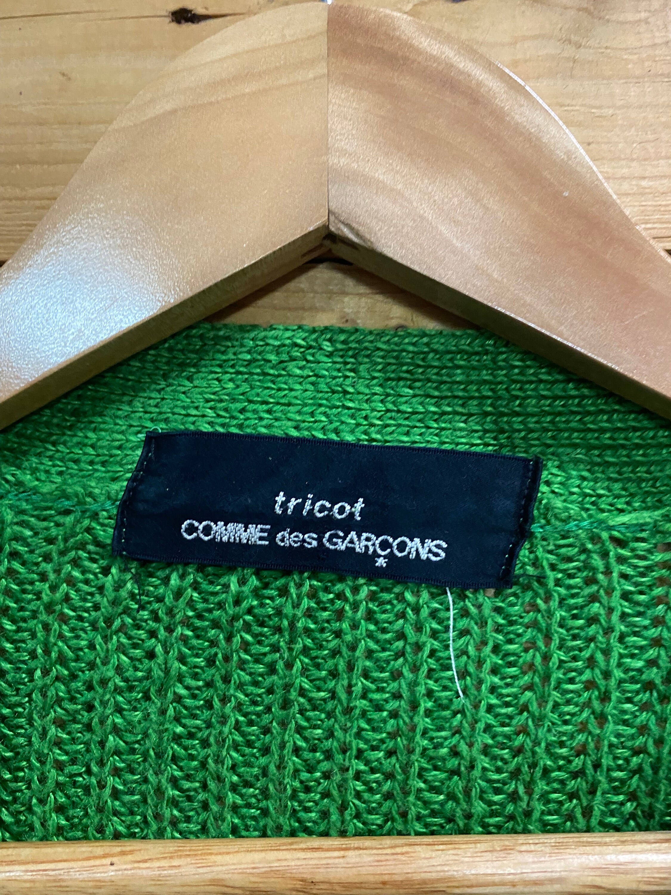 Vintage AD1997 COMME Des GARCON Knit Cardigan Size Fits S - Etsy