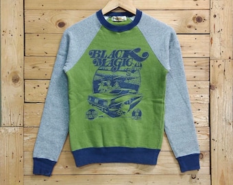 Vintage HYSTERIC GLAMOUR black magic raglan sweatshirt size XS