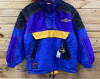 Chaqueta de esquí vintage nueva de stock antiguo DESCENTE Snow Adventure, talla S, talla M