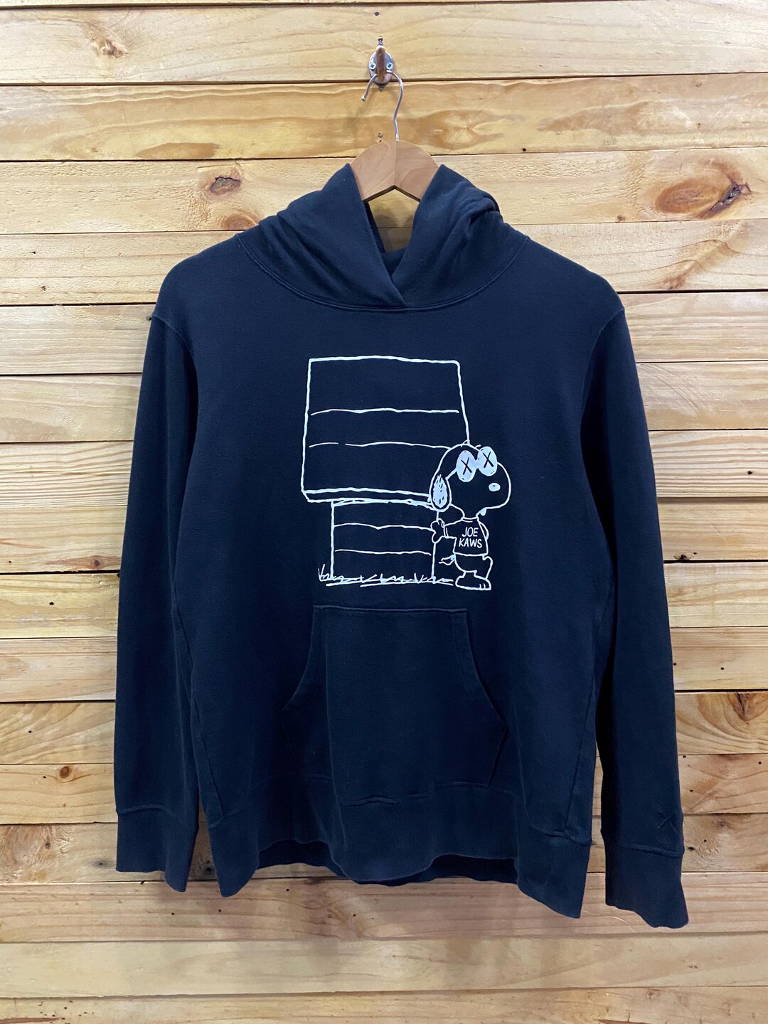KAWS X PEANUTS Big Logo Hoodie Sweatshirt Size L Fits M - Etsy Israel