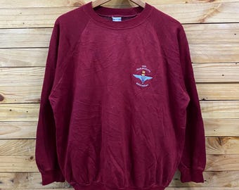 Vintage The Parachute Regiment embroidery small logo crewneck sweatshirt size L