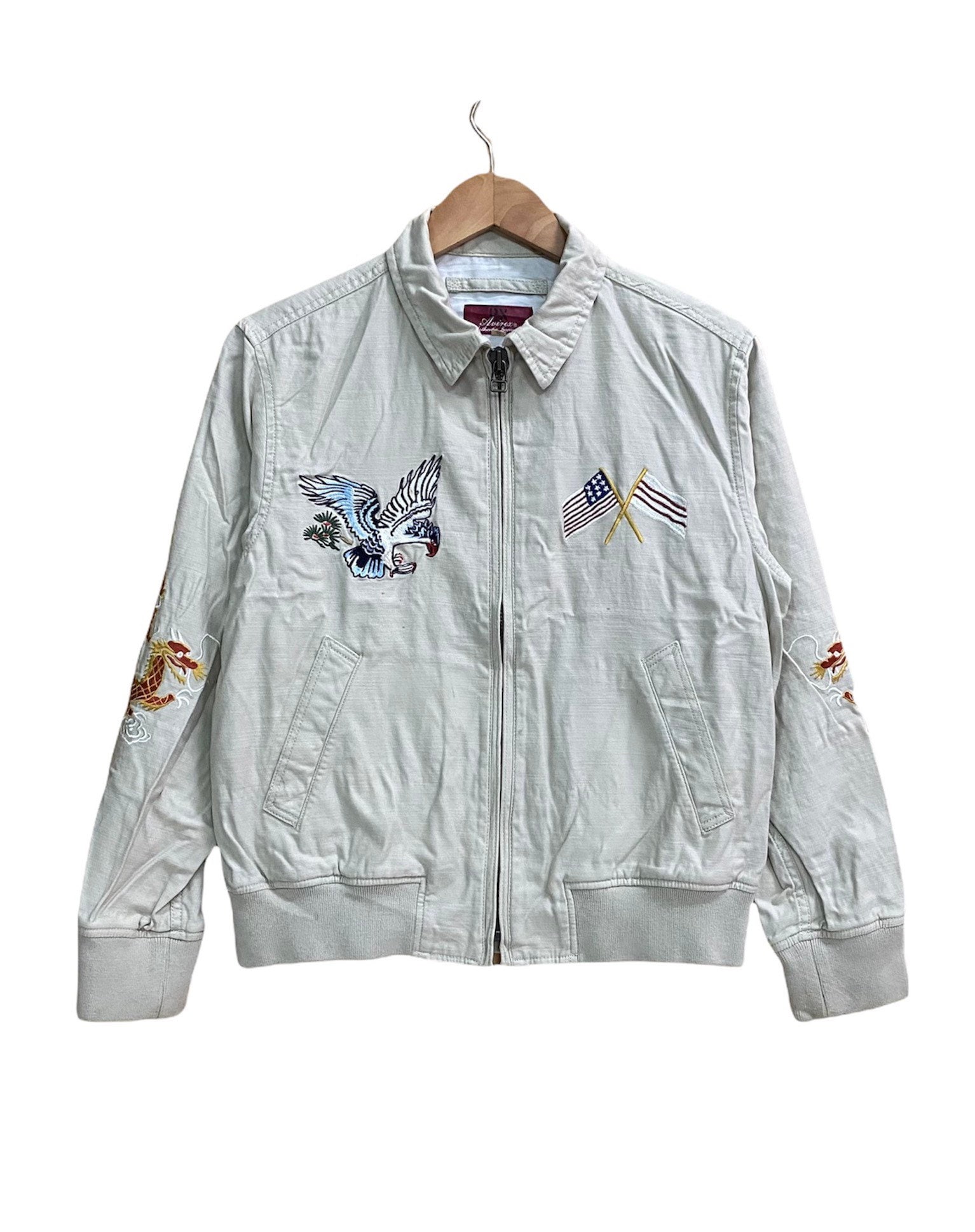 Vintage PX AVIREX Sukajan Jacket Embroidery Dragons & Eagles