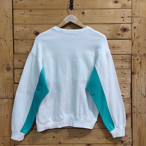 Vintage CHRISTIAN DIOR monsieur embroidery small script colorblock sweatshirt shops size M