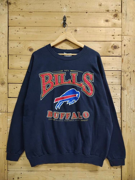 Vintage BILLS BUFFALO big spellout crewneck sweats