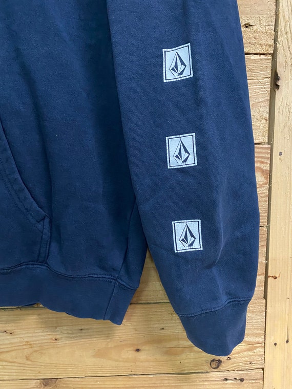 Vintage VOLCOM SKATEBOARD hoodie sweatshirt size … - image 6