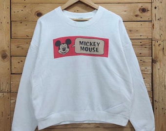 Sudadera de cuello redondo con el personaje de Mickey Mouse de GYDA x DISNEY, talla L