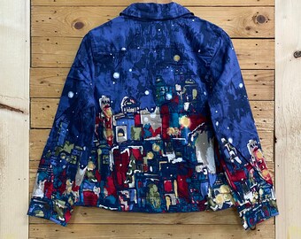 Christopher & Banks Multicolour Abstract Women's Trucker
