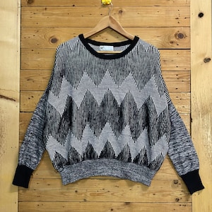 Vintage japanese brand SLY knitwear sweater size 2XL