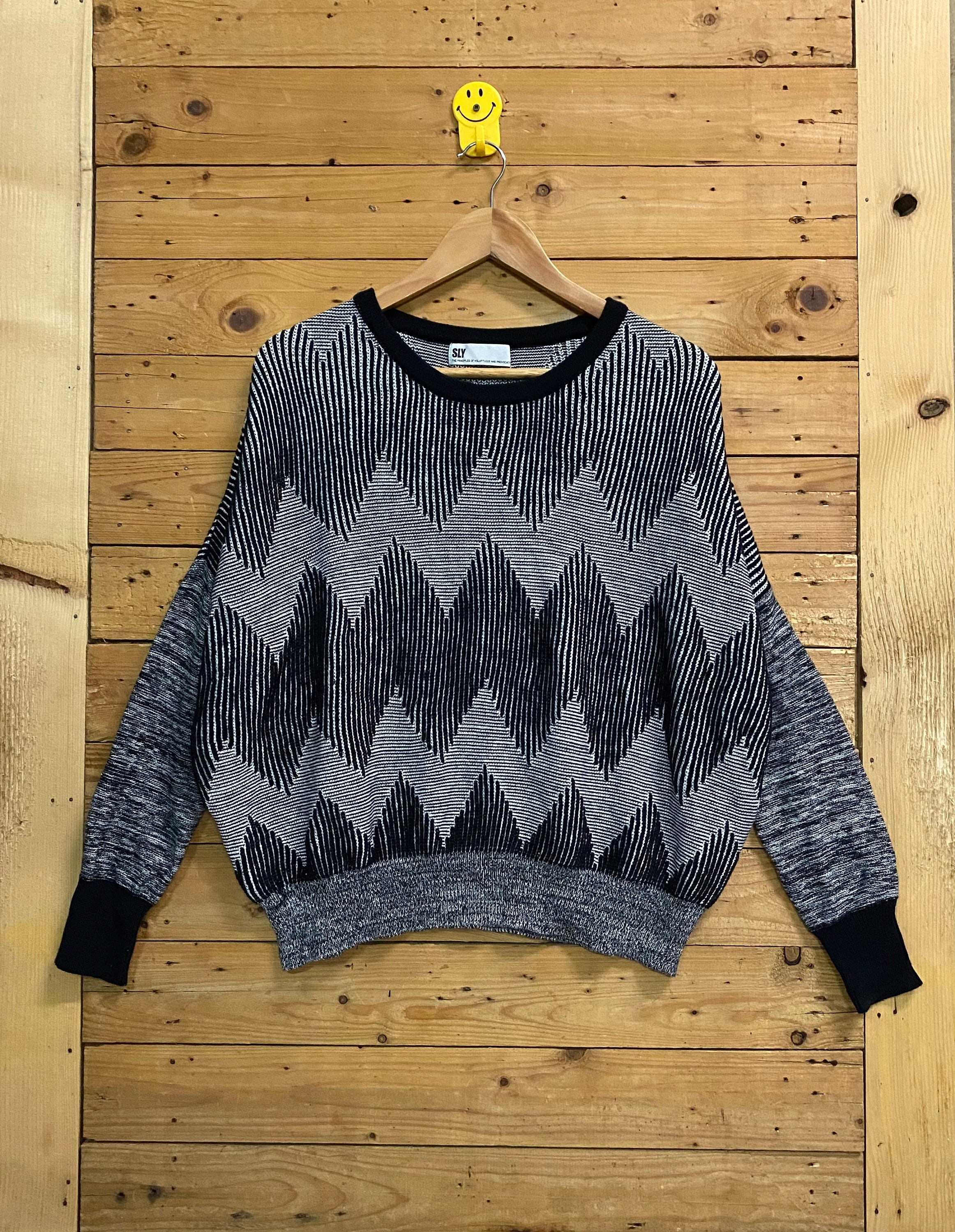 Vintage Japanese Brand SLY Knitwear Sweater Size 2XL - Etsy