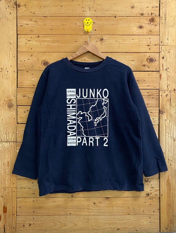 Vintage JUNKO SHIMADA Part 2 Big Logo Crewneck Sweatshirt