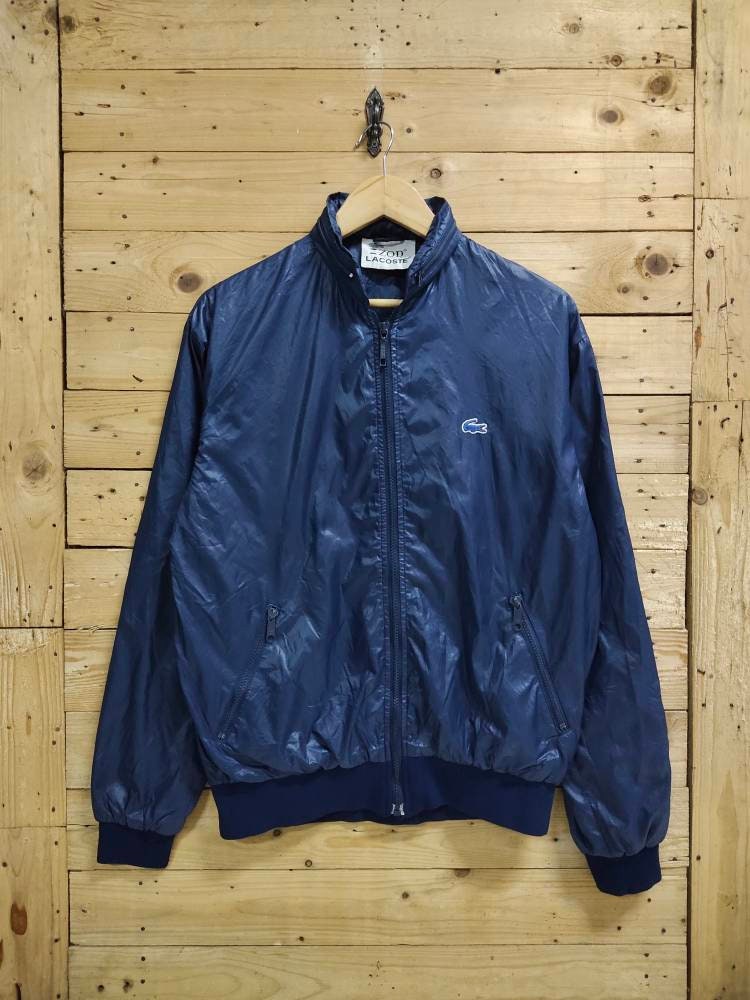 Vintage IZOD LACOSTE embroidery small logo zipped up jacket size M