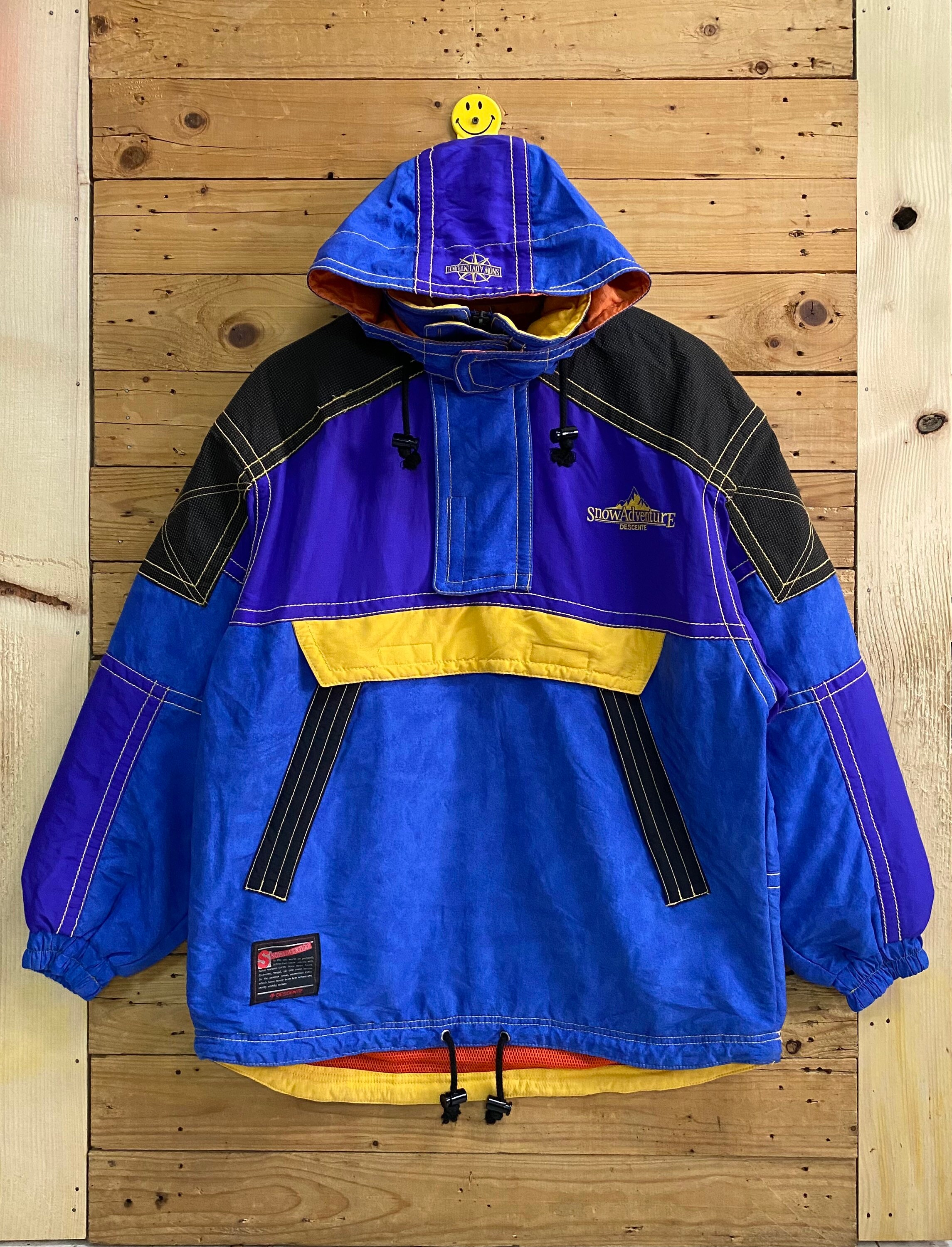 Vintage DESCENTE Colorblock Skiing Jacket Size M Ireland - Main Image