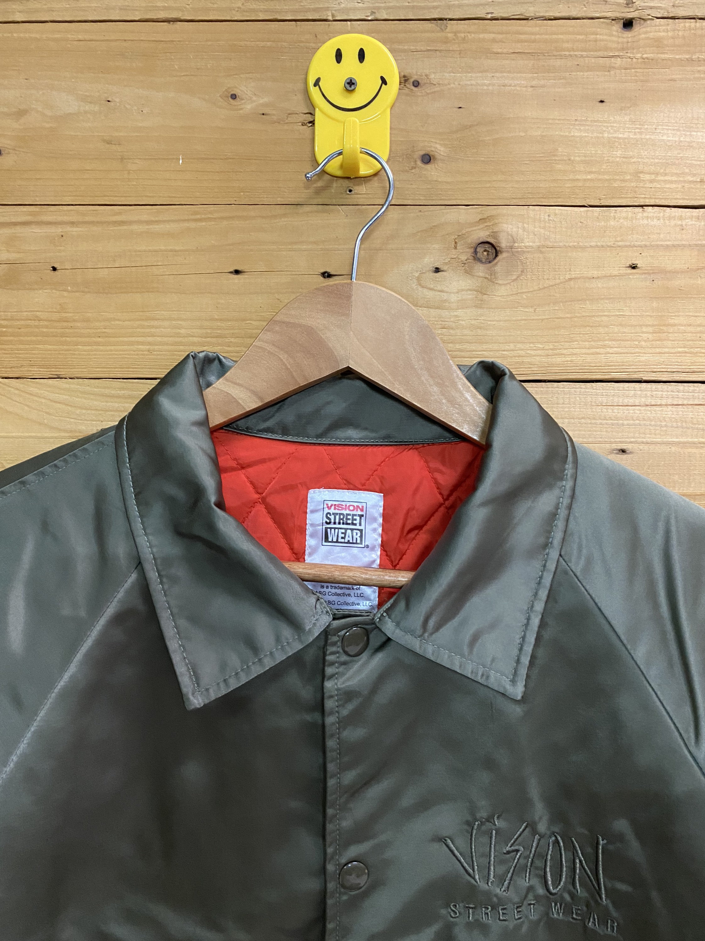 2017 VISION STREETWEAR X Limonta Button up Jacket Size L - Etsy
