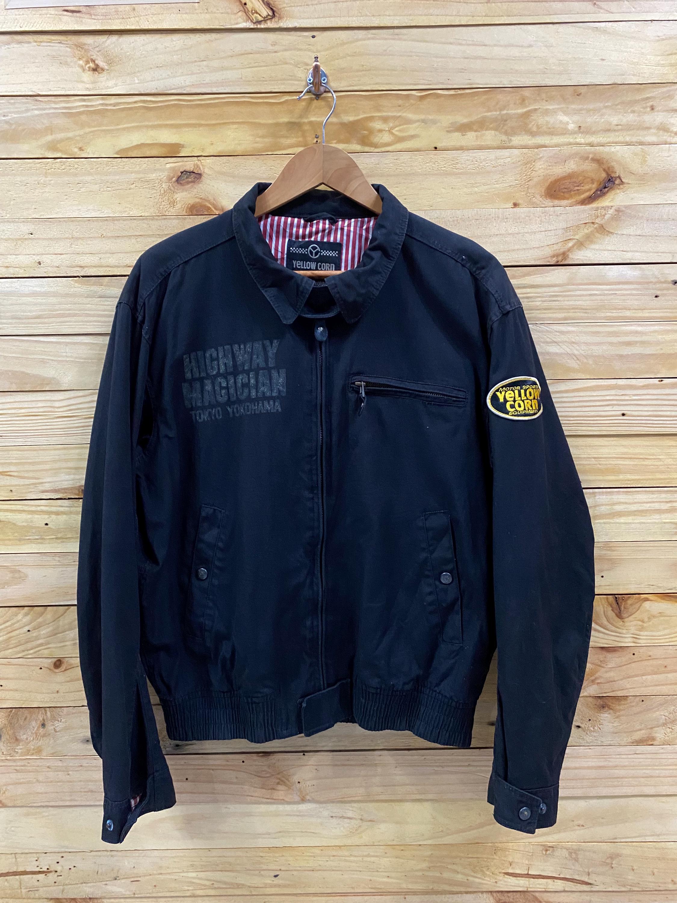 YELLOW CORN ジャケット XL Vintage 90s Yellow Corn Biker