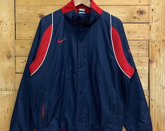 Vintage NIKE embroidery small swoosh bomber jacket size XL