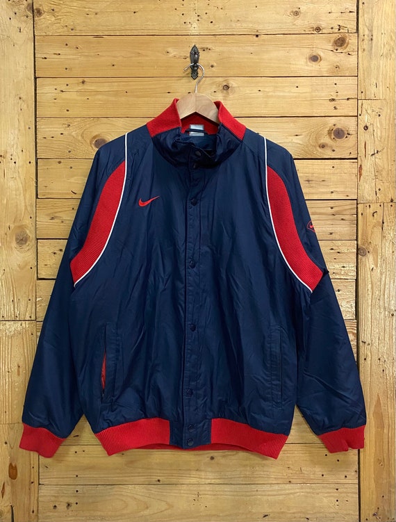 Broderie vintage NIKE petite veste bomber swoosh taille XL Etsy France