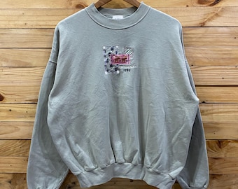 Vintage MINNESOTA embroidered logo crewneck sweatshirt size XL