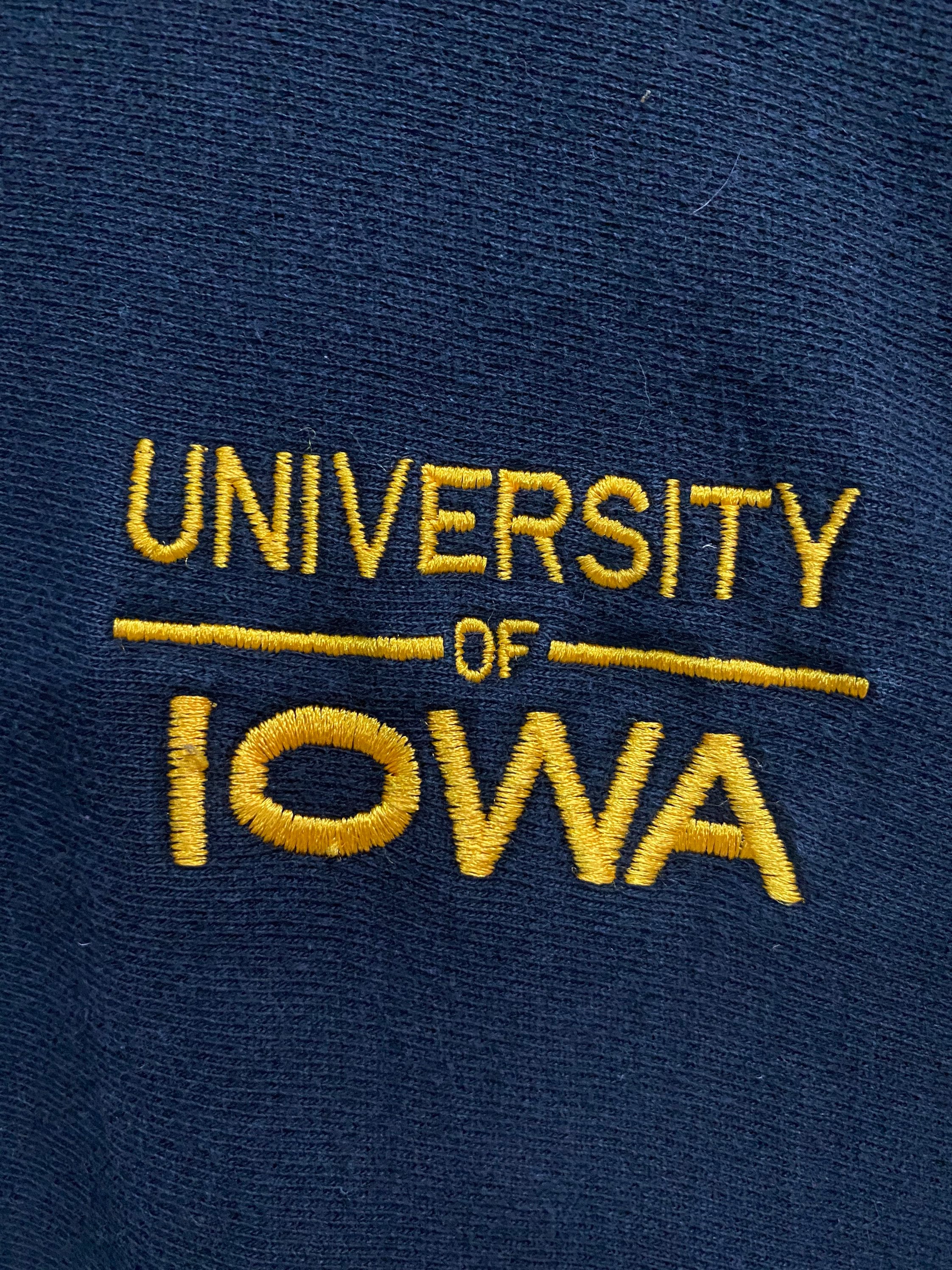 Vintage NCAA 80s Champion Reverse Weave University of Iowa