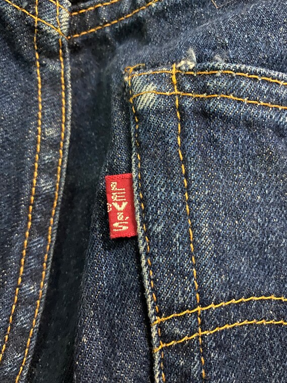 Buy Vintage LEVI'S 551 Zxx Cut off Selvedge Jeans Size 28 Online