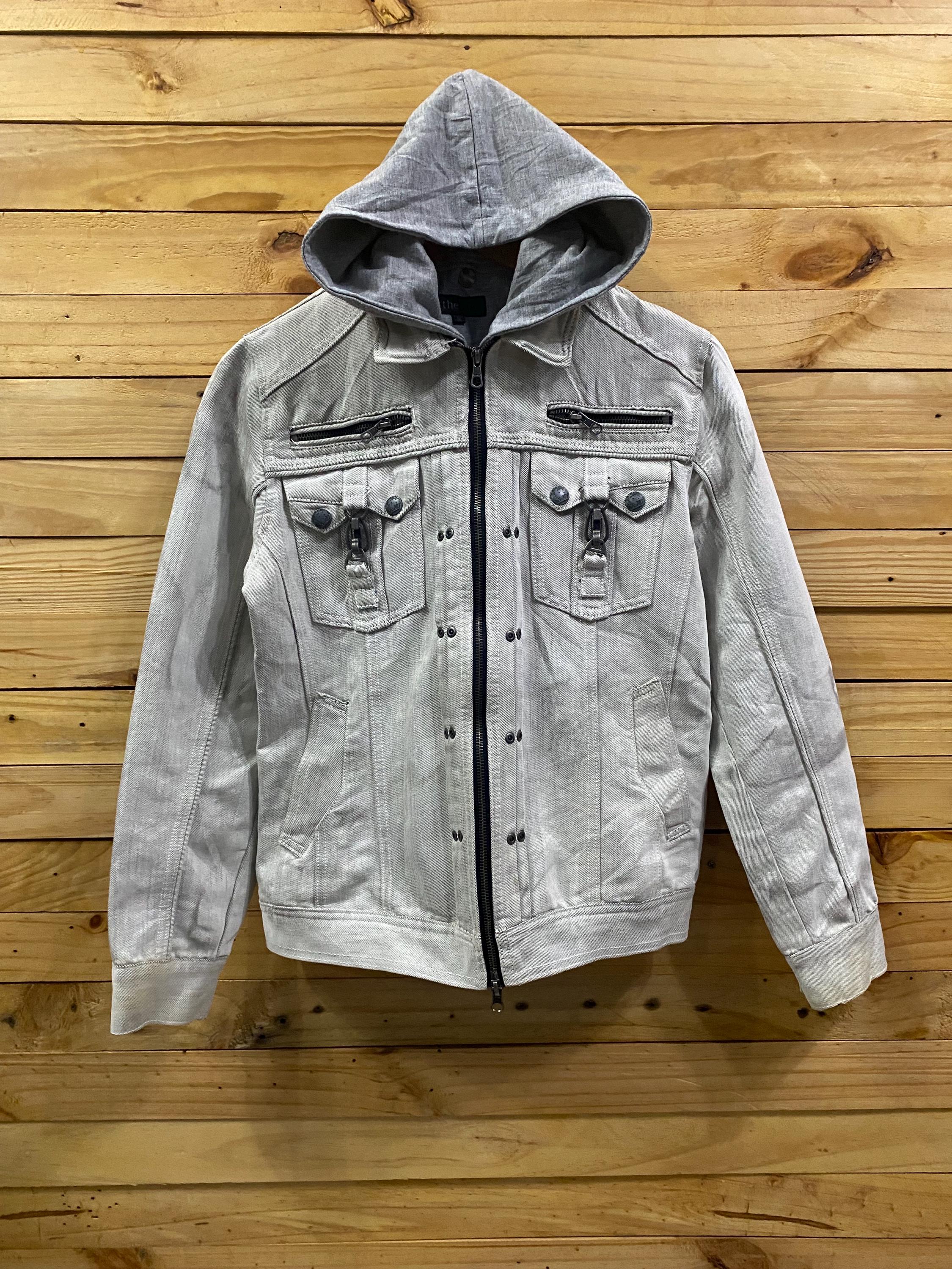 た*ま様 in the attic homme wzip jacket arch 90s Japanese Brand IN the ATTIC Hoodie Punk Denim Jacket Size M