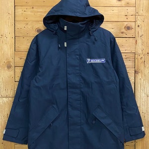 Vintage MICHELIN embroidery patch logo ski jacket size L