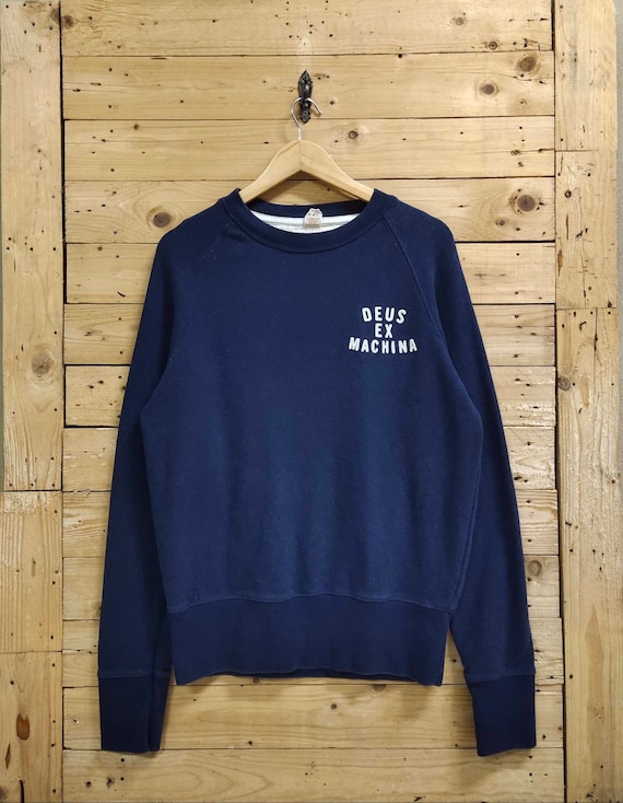Vintage DEUS Ex MACHINA Small Logo Crewneck Sweatshirt Size M - Etsy