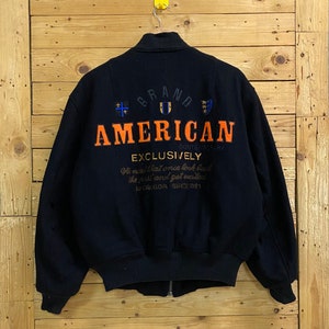 Bomber vintage McGREGOR in lana taglia L si adatta a M