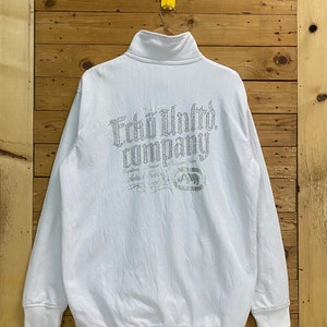 Vintage ECKO UNLTD beard logo zipped sweatshirt size L