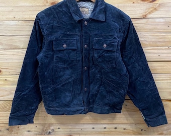 Vintage EDWIN ranch & western corduroy trucker jacket size S