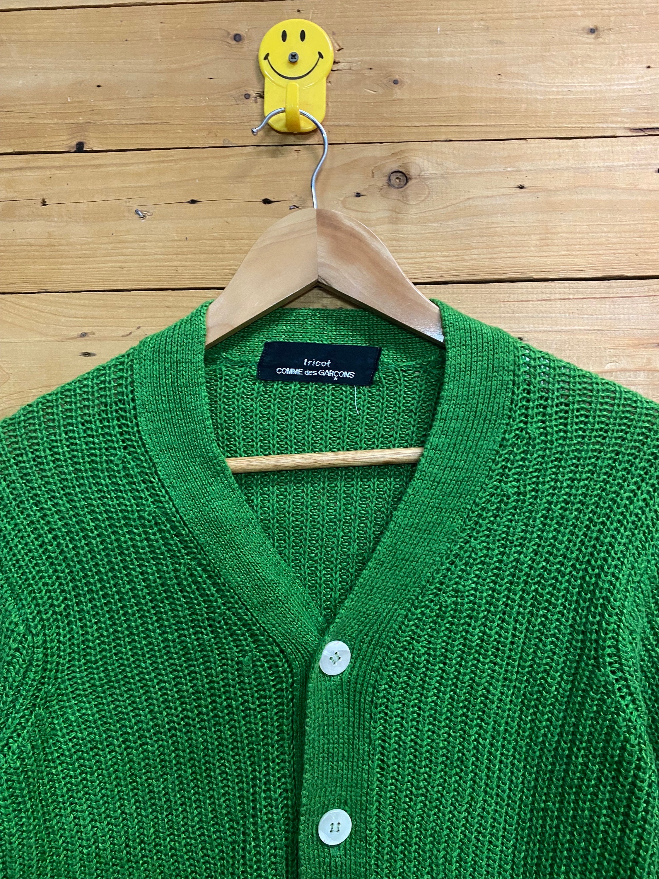 トップス tricot come des garcon cardigan AD1997 Vintage AD1997 COMME Des GARCON Knit Cardigan Size Fits S - Etsy