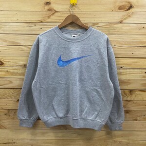 Vintage NIKE big swoosh crewneck sweatshirt size L