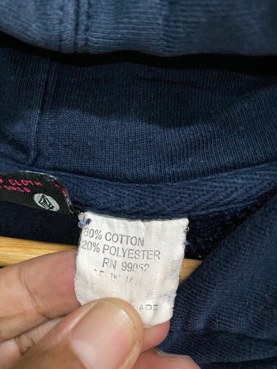 Vintage VOLCOM SKATEBOARD hoodie sweatshirt size … - image 9