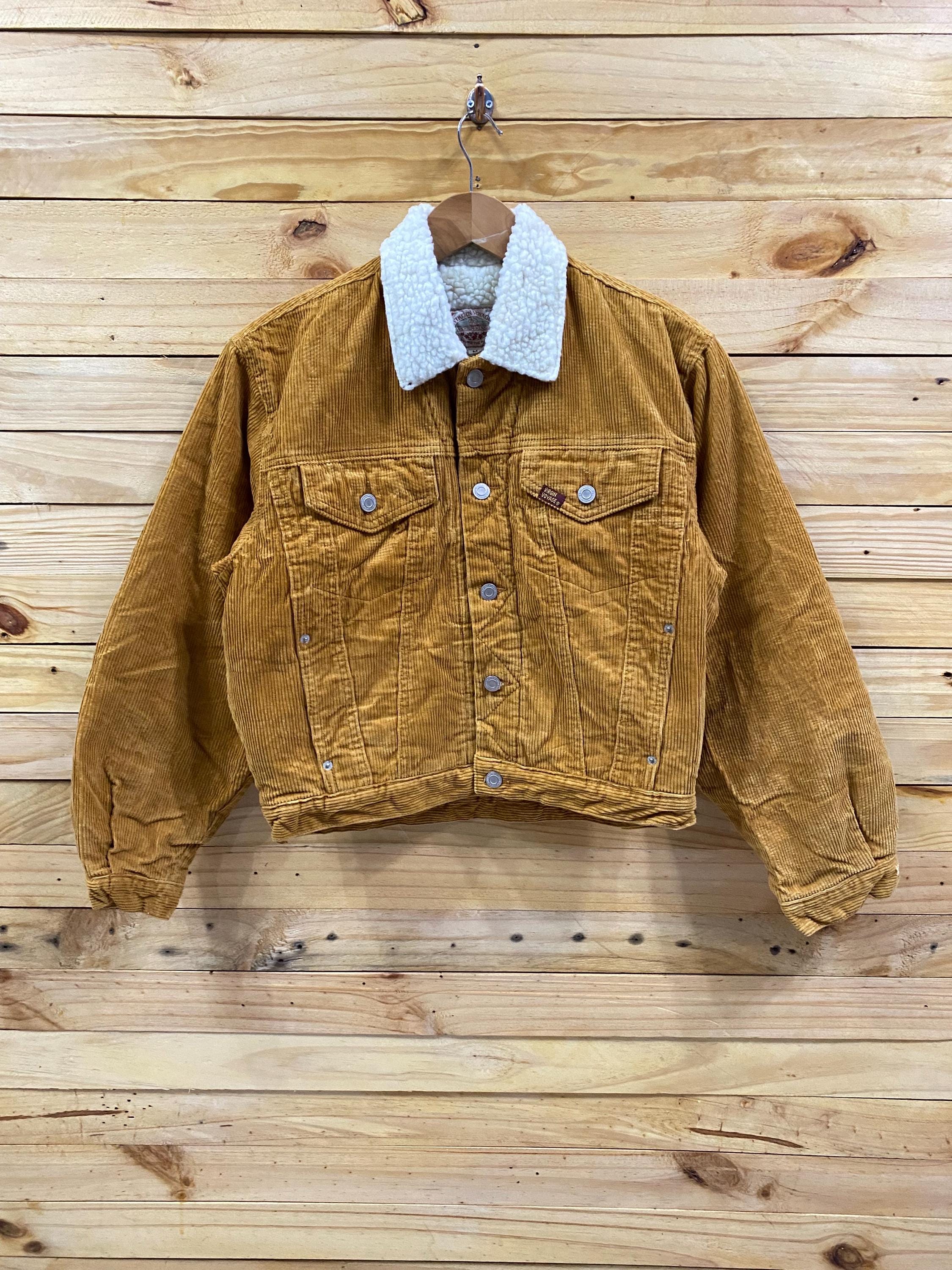 Vintage VIRGIN VOYAGE Corduroy Trucker Jacket Size M - Etsy